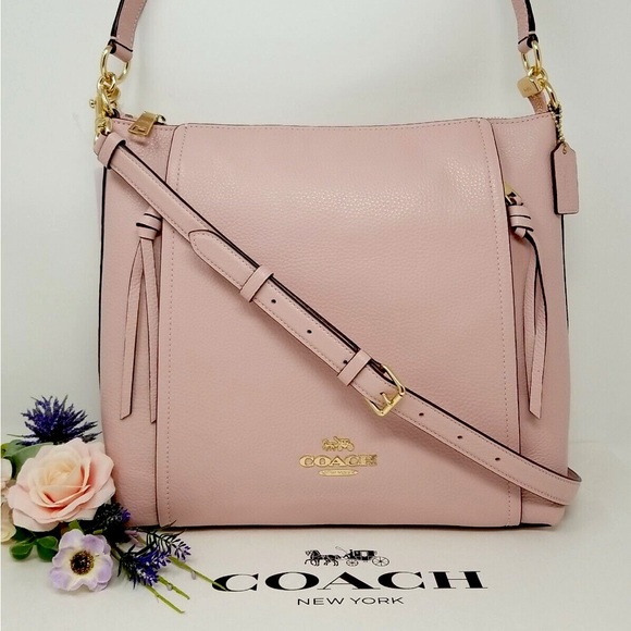 Coach Handbags - COACH ✨MARLON SHOULDER CROSSBODY HANDBAG IN BLOSSOM PINK *AUTHENTIC*